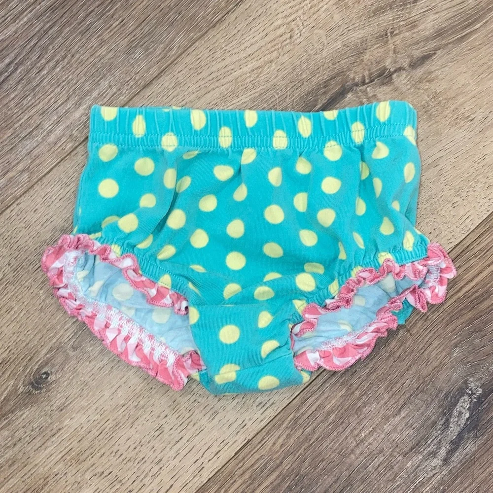 Matilda Jane Polka Dot Bloomers Diaper Cover Ruffles Spring 6-12m